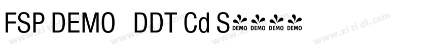 FSP DEMO   DDT Cd S字体转换